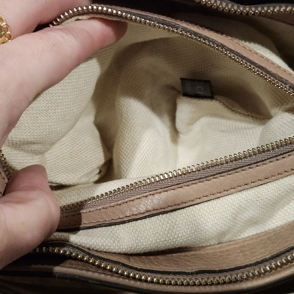Gucci Blush Pink Soho Crossbody/ Tote Bag - Picture 15 of 16